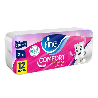 Fine Tissue Roll For Toilet 9+3 Free