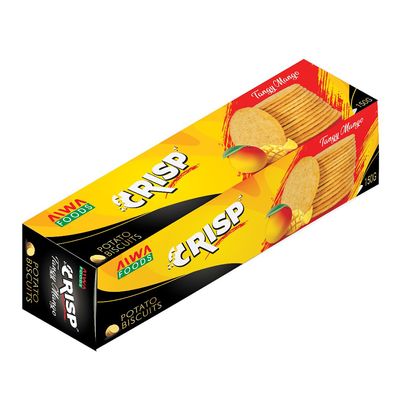 Aiwa Foods Crisp Potato Biscuit Tangy Mango - 150g