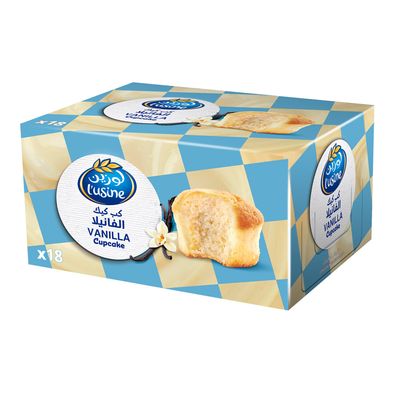 Lusine Cupcake Vanilla 30 G × 18 Box