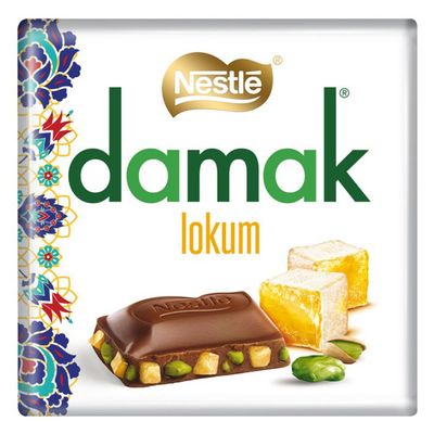  Nestlé Damak Lokum Milk Chocolate With Turkish Delight And Pistachio (Imported) - 60g