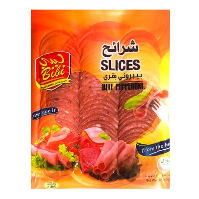 Bibi Fresh Beef Pepperoni Slices 200 G