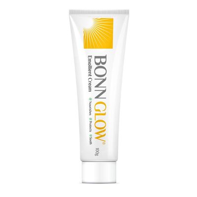 Bonn Glow Emollient Cream Nourishes, Protects And Soothes Dry Skin - 100g