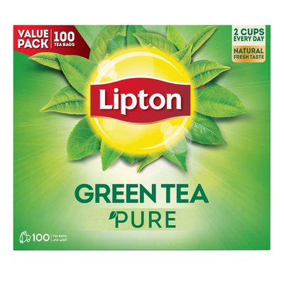 Lipton Green Tea Pure Bags - 100pcs