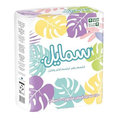 Smile Tissue 150 Sheets × 10 Packs