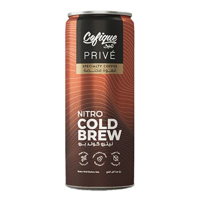 Cofique Iced Speciality Coffee Prive Nitro Cold Brew - 250ml