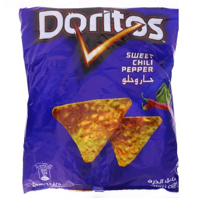 دوريتوس شيبس بنكهة حار و حلو 25 جرام × 16
