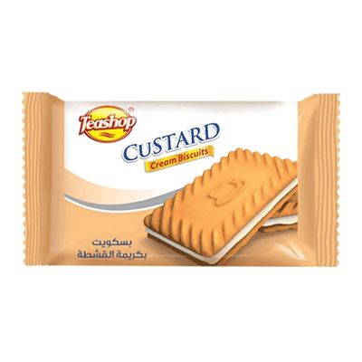 تيشوب بسكويت بكريمة الكاسترد 30 جرام