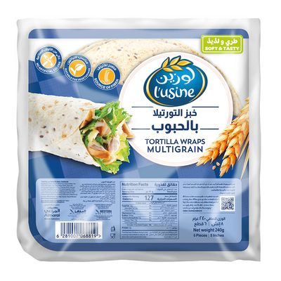 Lusine Tortilla Wraps Multigrain - 6pcs - 240g