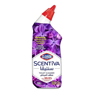 Clorox Scentiva Toilet Cleaner Tuscan Lavender Scent 709 ML