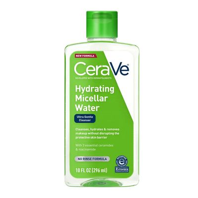 Cerave Micellar Water A Moisturizing Facial Cleanser And Eye Makeup Remover Fragrance-free And Non-irritating - 296 Ml