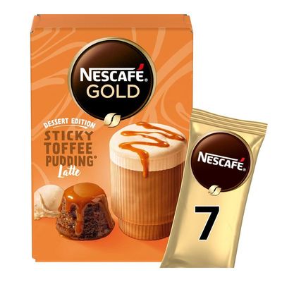 Nescafe Gold Powder Sticky Coffe Latte Pudding Imported 140 G