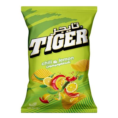 Tiger Chips Chili And Lemon Flavor - 150g
