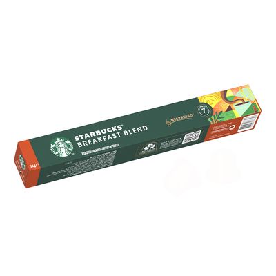 Starbucks Breakfast Blend Nespresso 10 Capsules 56 G