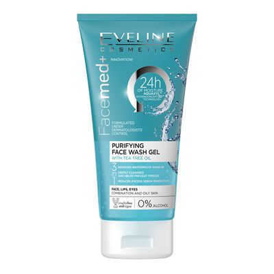 Eveline Cosmetics Facemed+ Purifying Face Wash Gel With Tea Tree Oil -150ml