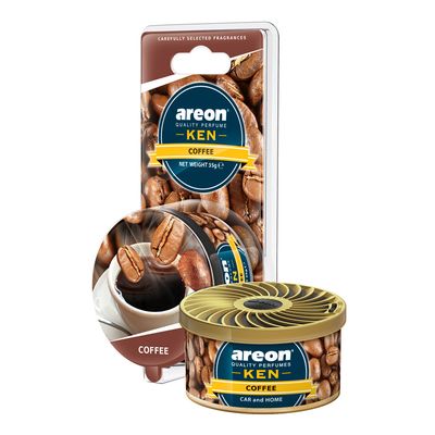 Areon Ken Car and Home Air Freshener Coffee Scent