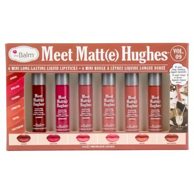 The Balm Meet Matt(E) Hughes Mini Long-Lasting Liquid Lipstick Set - VOL 9 - 6pcs