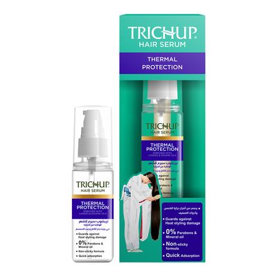 Trichup Thermal Protection Hair Serum Enriched With Linseed And Sesame Oils - 60ml