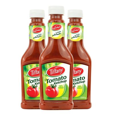 Tiffany Ketchup Tomato 500 G × 3