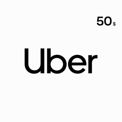 أوبر بطاقة هدايا 50 دولار