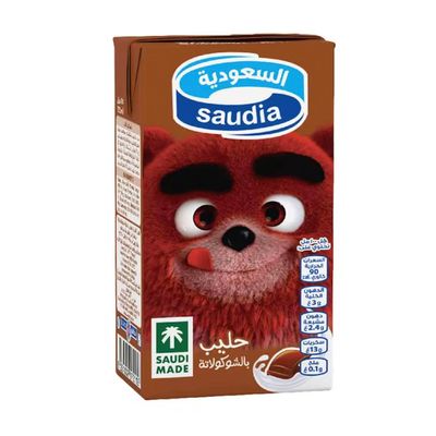 السعودية حليب بنكهة الشوكولاتة 125 مل