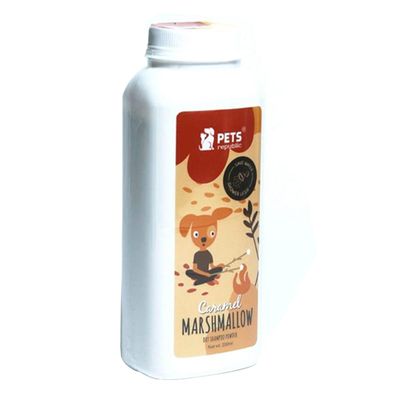 Pets Republic Dry Powder Shampoo For Pets Hair & Skin Marshmallow Scent 200 G