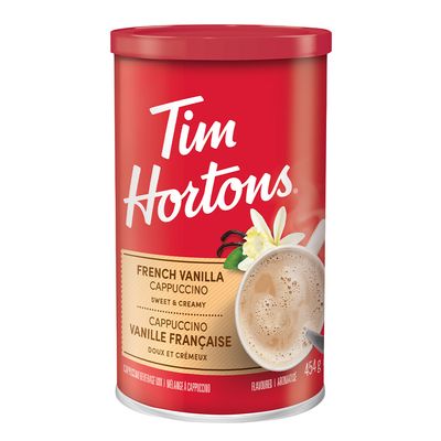 Tim Hortons Cappuccino With French Vanilla Flavor 454 G