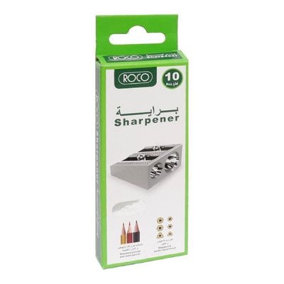 Roco Pocket Sharpener 2 Holes Silver