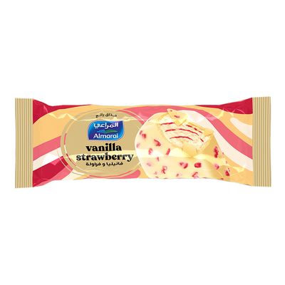 Almarai Ice Cream Bar With Vanilla And Strawberry - 120ml