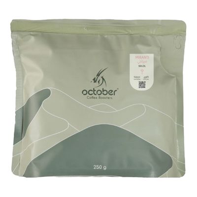 October Coffee Beans Brazil Meranti Filter & Espresso 250 G