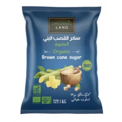 Organic Land Brown Cane Sugar Organic 1 KG