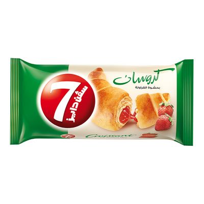 سفن دايز كرواسان بحشوة الفراولة 55 جرام