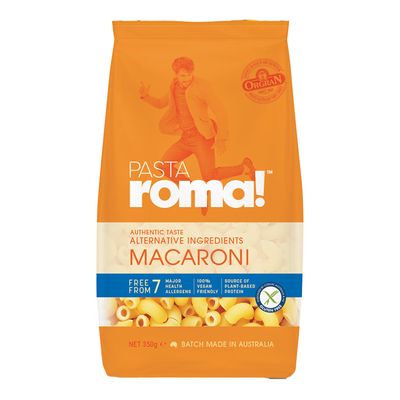 Orgran Pasta Roma Macaroni Vegan Gluten Free 350 G