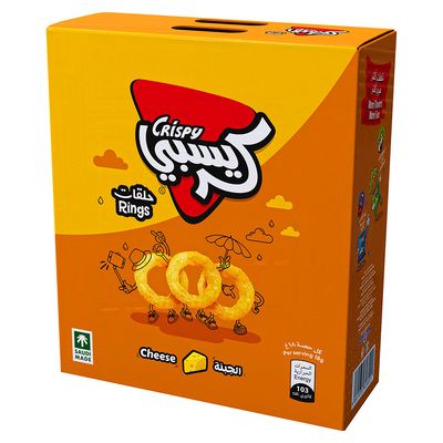 Crispy Chips Rings With Cheese 18G x 12