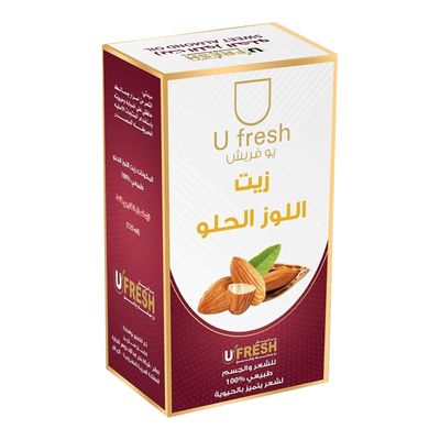 U Fresh Sweet Almond Oil For Hair And Body 125 ML