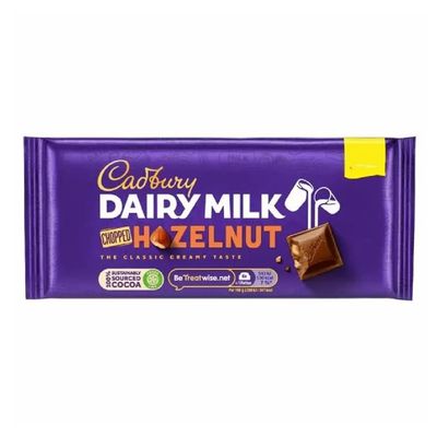 Cadbury Dairy Milk Chocolate With Chopped Nuts (Imported) - 95g