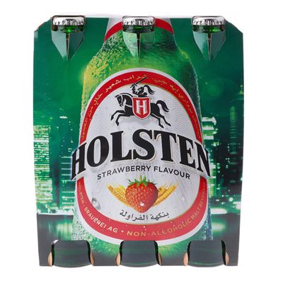 Holsten Malt Beverage Strawberry Flavour 330 ML × 6