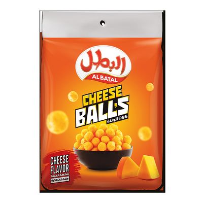 البطل منتفخات الذرة كرات بنكهة الجبنة 15 جرام × 20