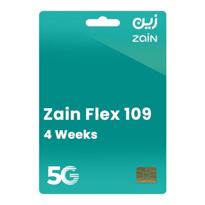زين فليكس 109 اشتراك 4 أسابيع