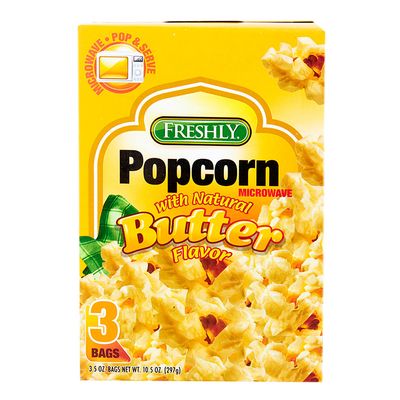 Freshly Popcorn Microwave With Butter 297 G
