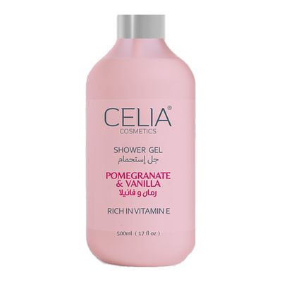 Celia Shower Gel With Pomegranate And Vanilla - 500ml