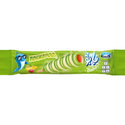 Saudia Ice Cream Baboo With Strawberry & Lemon & Pineapple Flavor 80 ML