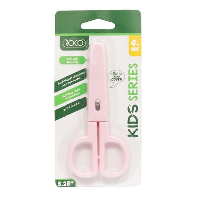 Roco Kids Scissors With Cover Pink
