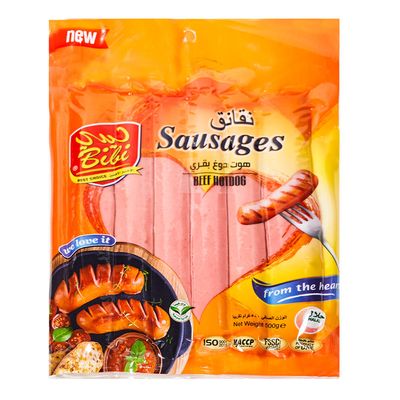 Bibi Fresh Hot Dog Beef 500 G