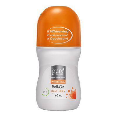 Pure Beauty Whitening Deodorant Roll-On - Dave Silky - 60ml
