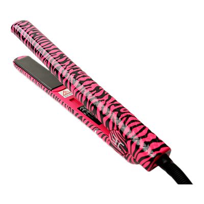 Jose Eber Ceramic Curling Iron Zebra Pink - 1.25inch 
