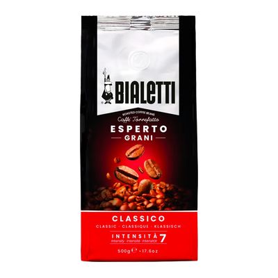 Bialetti Roasted Coffee Beans Classico - Medium Roast ( Imported) - 500g