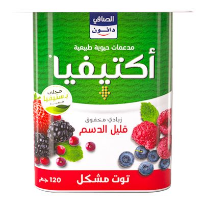 Activia Yogurt Stirred With Mixed Berries Low Fat 120 G