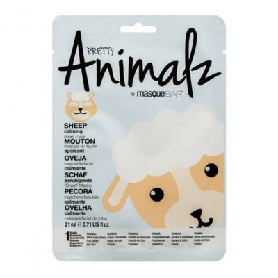 Masque B.a.r Animalz Face Mask Calming Sheep Shape 1 Piece