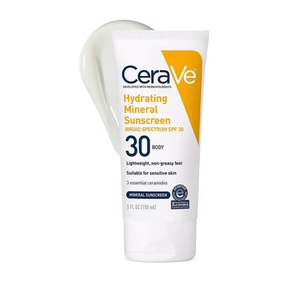 CeraVe Hydrating Mineral Sunscreen SPF 30 for Body - 150ml