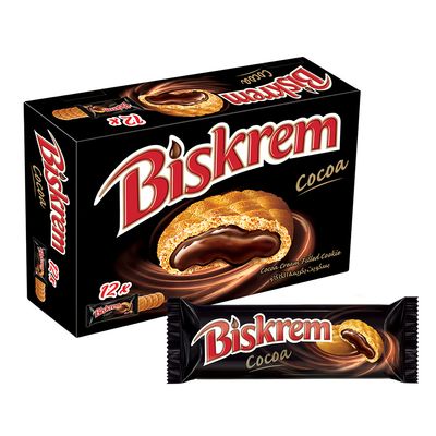 Biskrem Biscuits With Cocoa Cream 36 G × 12 Box